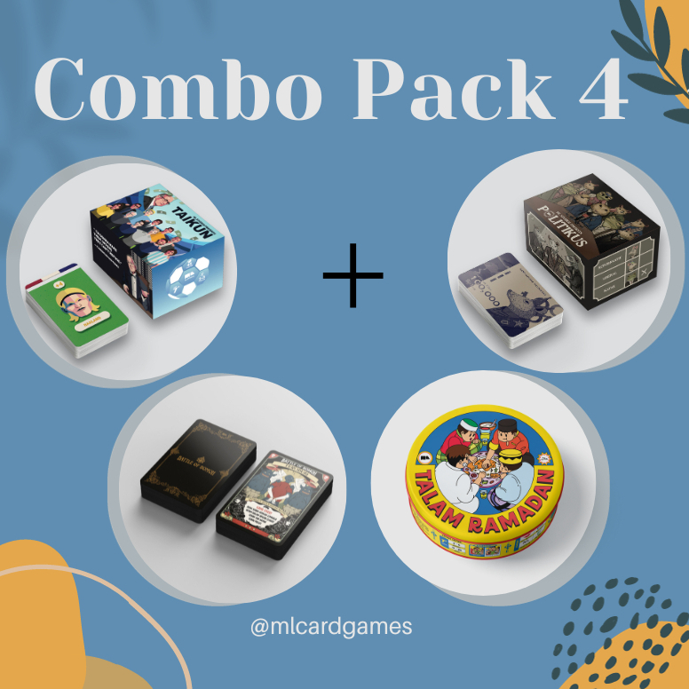 Combo Pack 4 Card Games Shopee Malaysia