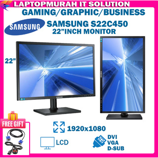 Ecran SAMSUNG LCD 22 WIDE S22C450 - 1680*1050 - DVI - VGA