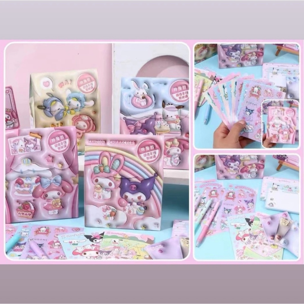 [Love Mystery] Sanrio Students 6 8 Items Set Stationery Blind Box