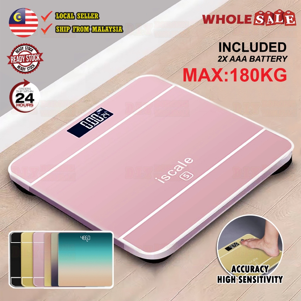 Max 180kg I Scale S LED Digital Body Weight Scale High Accurancy
