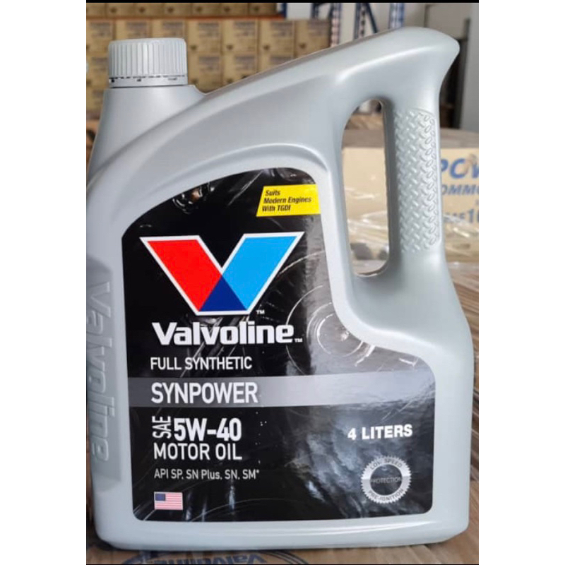 Valvoline Synpower 5W-40 Fully Synthetic Car Engine oil 4L | Shopee ...