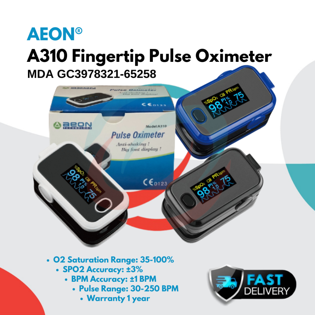 AEON TECHNOLOGY A310 Finger Pulse Oximeter | Shopee Malaysia
