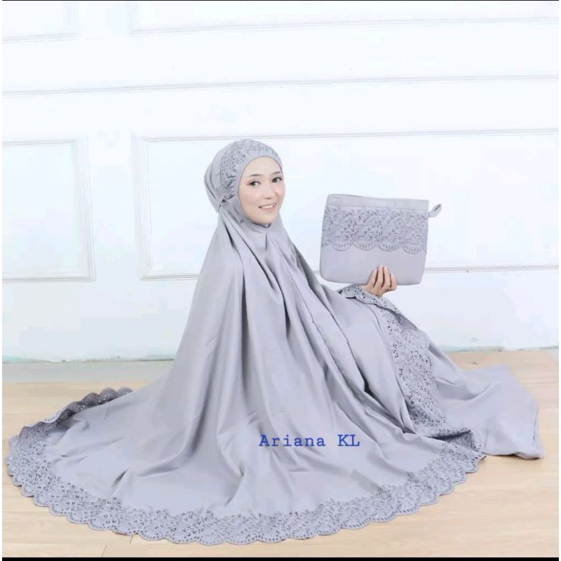 Telekung Cotton Bag Indonesia Free Size Dewasa Ready Stock | Shopee ...