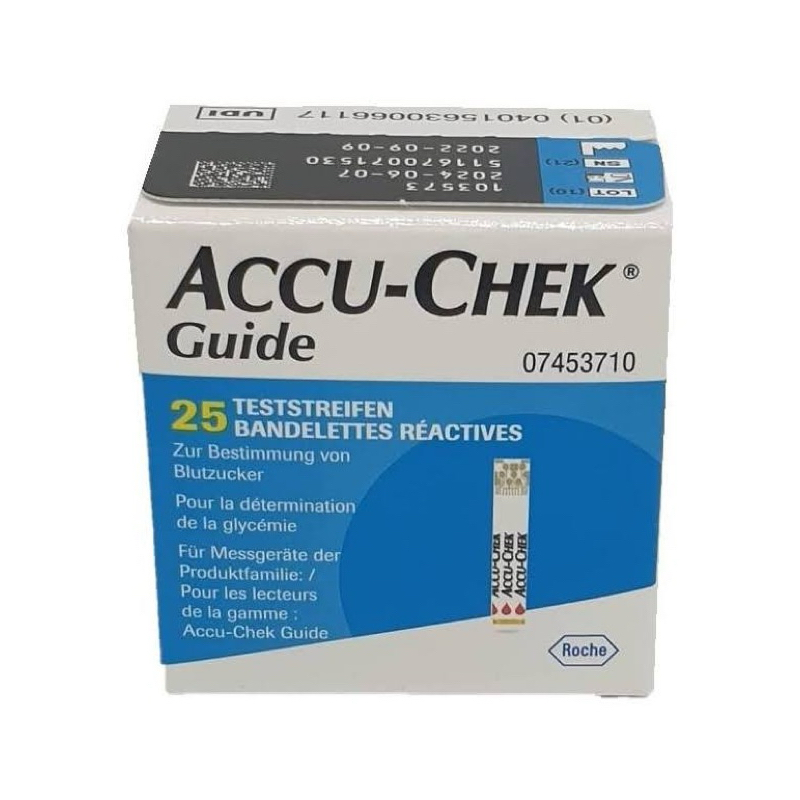 AccuChek Guide Test Strips (25s) * Latest Packaging * Shopee Malaysia