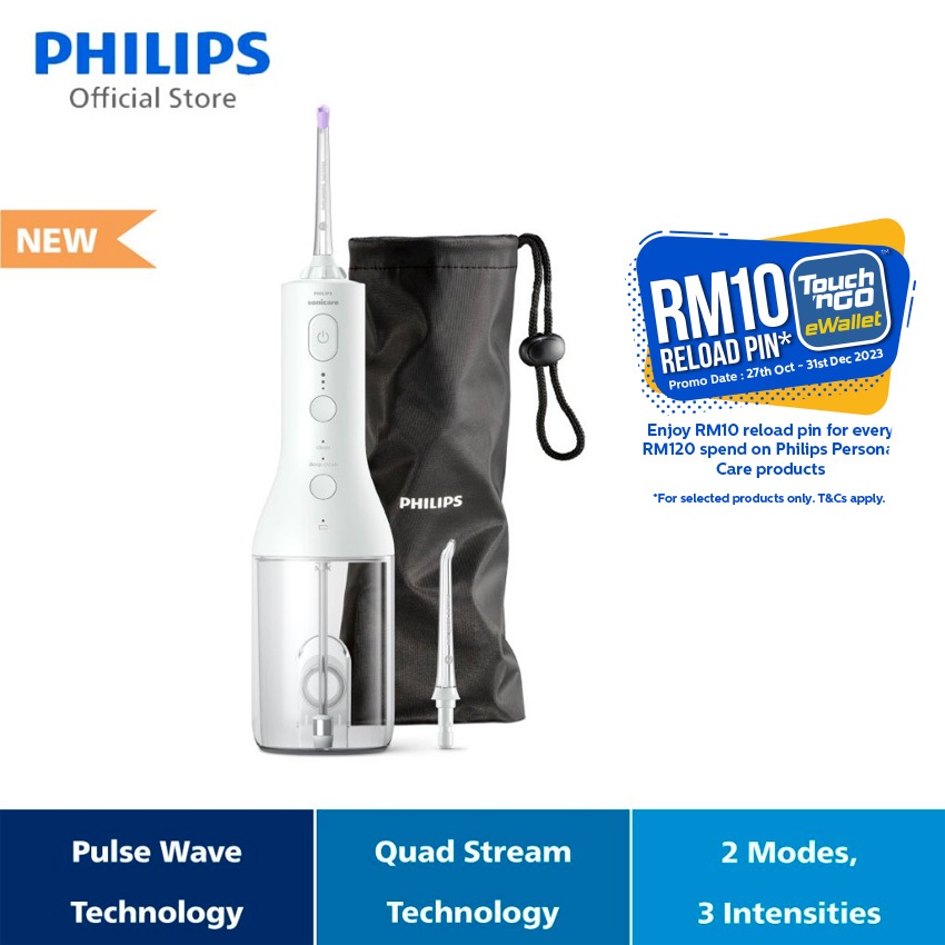 Philips Sonicare Cordless Power Flosser 3000 Oral Irrigator HX3826/31