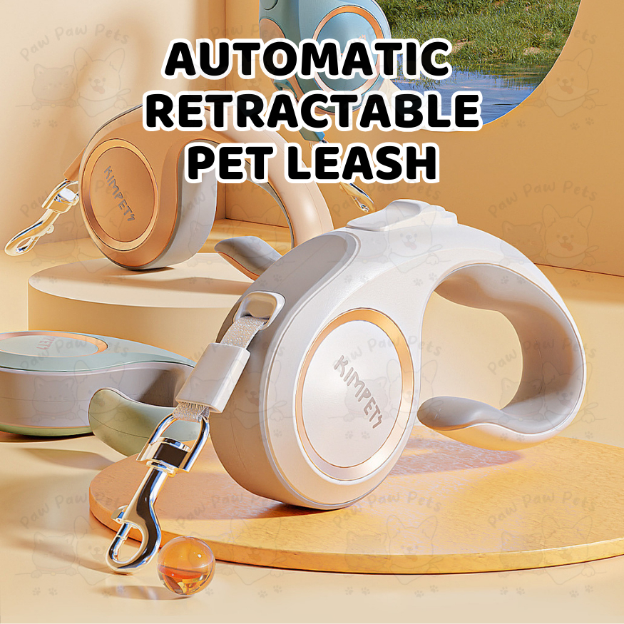 Extendable & Retractable Dog Leash Automatic | Shopee Malaysia