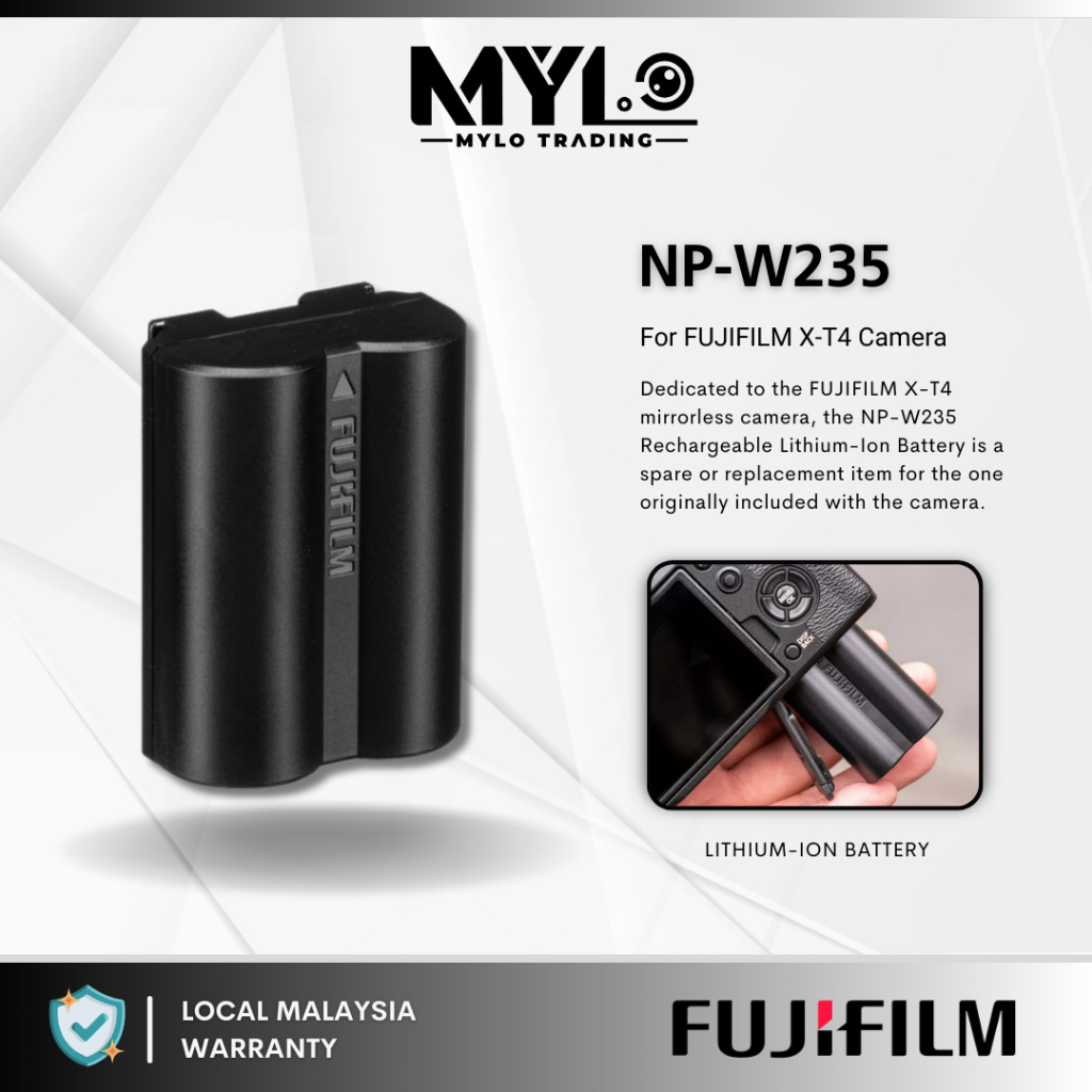 FUJIFILM NP-W235/W235 Lithium-Ion Battery For X-H2S, GFX100S, GFX50S II ...