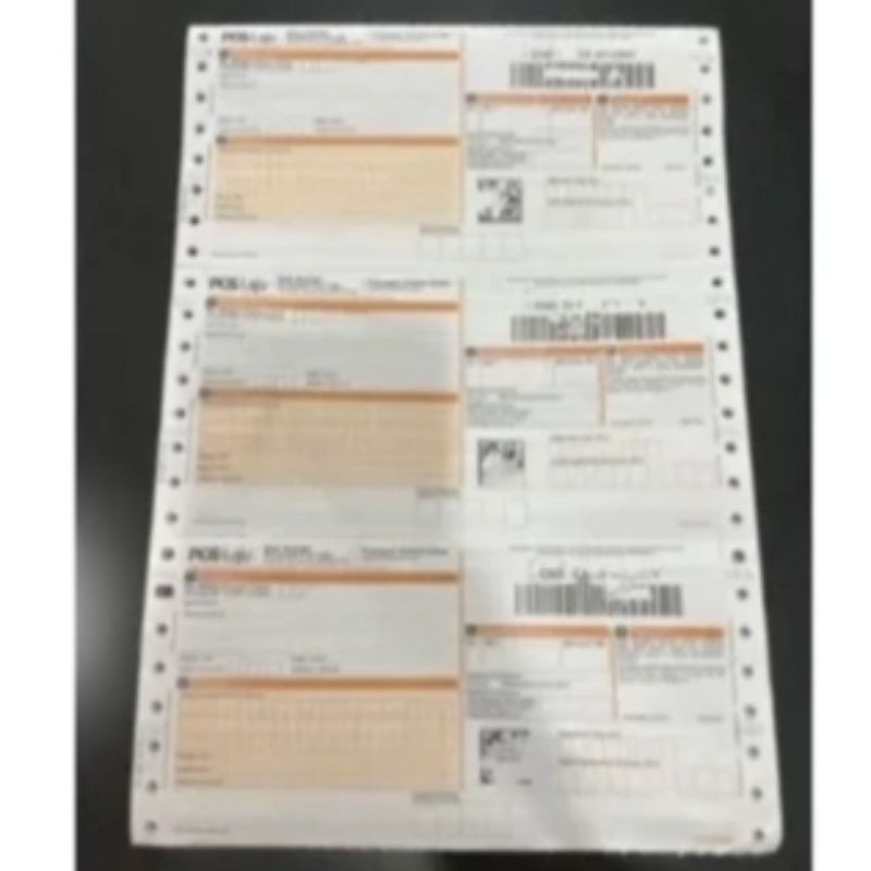 Consignment note poslaju 50pcs Shopee Malaysia