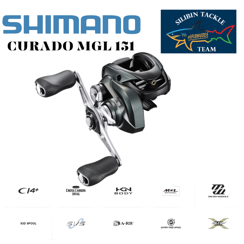 2021 SHIMANO CURADO MGL 151, 151HG with 1Year Warranty & Free Gift 🔥
