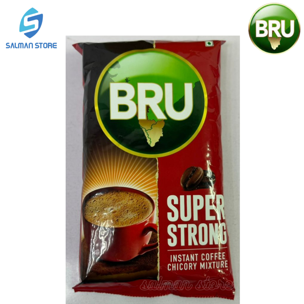 (NEW PACKING) Bru Coffee Instant Super Strong 500g Imported From