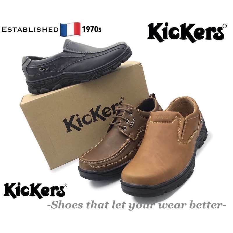 Mens slip hot sale on kickers