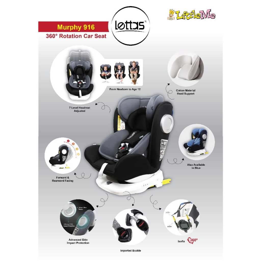 Lettas 360 car seat hotsell