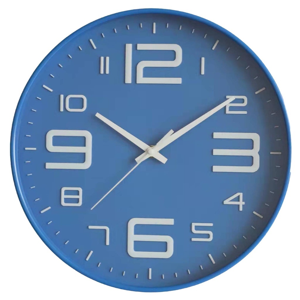 Japan Quartz Movement 30cm Modern Silent Jam Dinding Wall Clock Digital