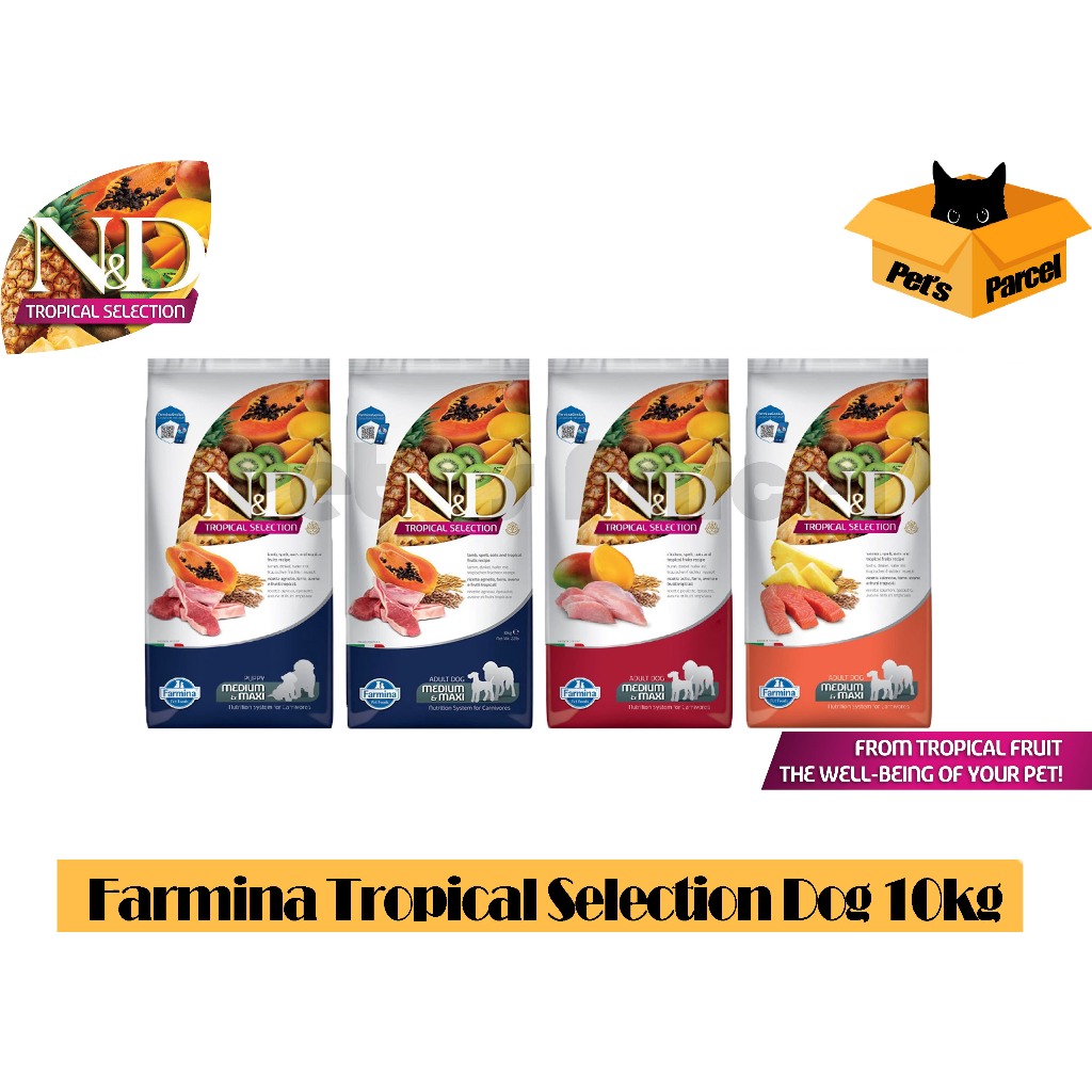 Farmina N&d tropical selection nourriture chien agneau moyen/grand main image 1
