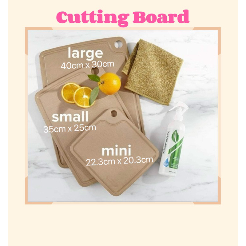 Norwex EcoFriendly Rice Husk Cutting Board Shopee Malaysia