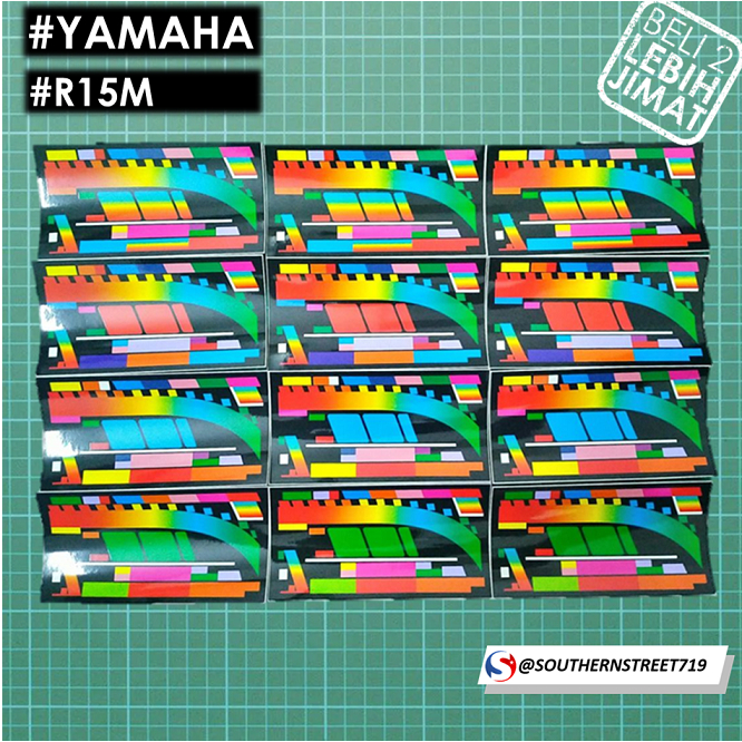 Yamaha R15M speedometer meter colour sticker (DIY) | Shopee Malaysia