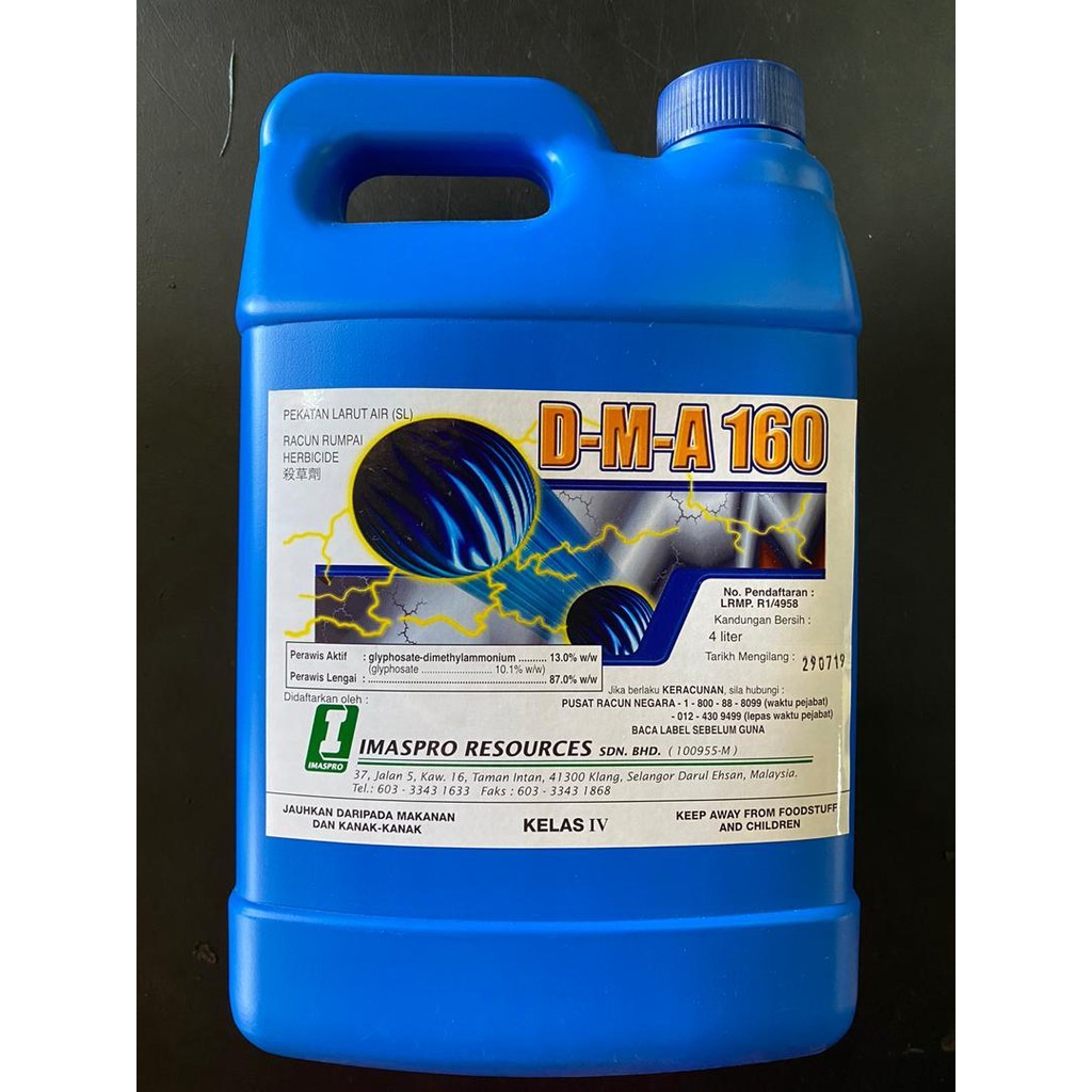 D-M-A HERBICIDE / RACUN RUMPUT / RUMPAI 4 LITER | Shopee Malaysia
