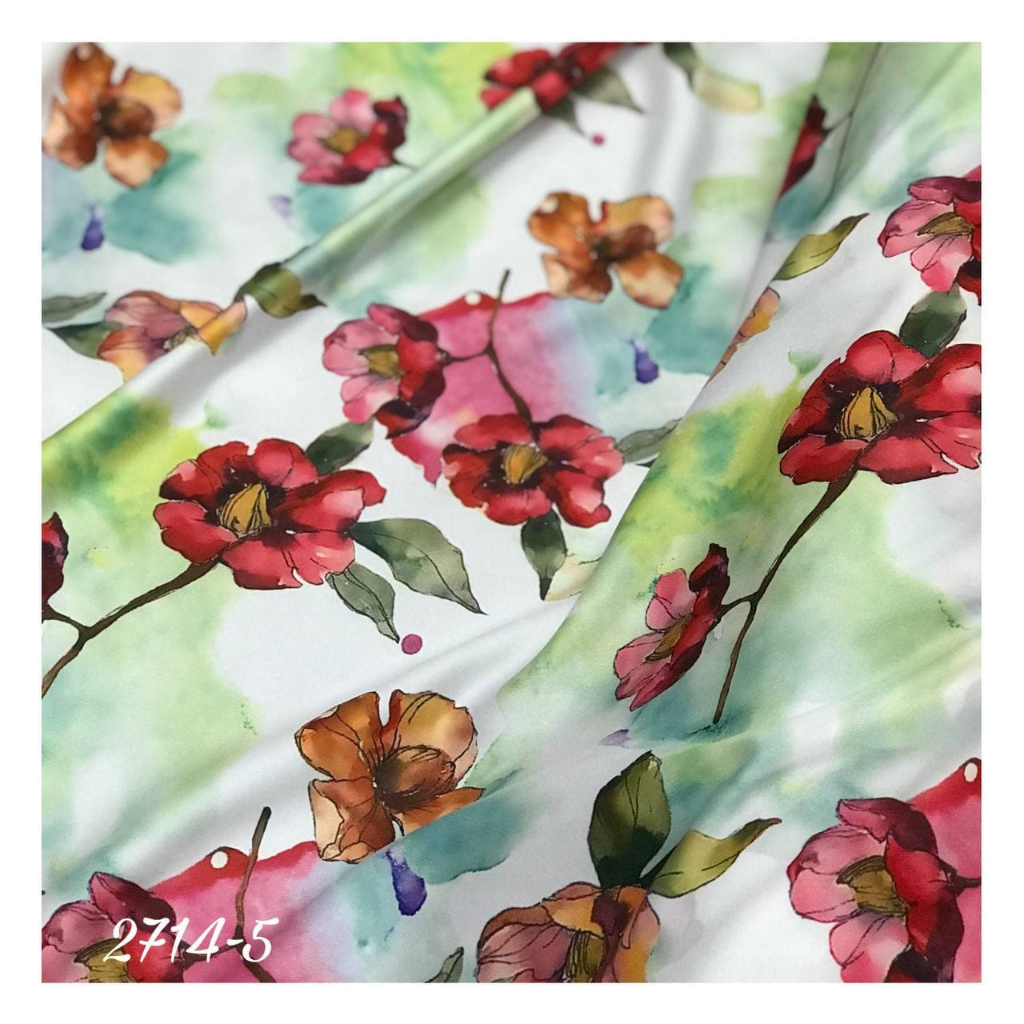 TERBARU ️ ️ [i-Sakura Textiles TYS2] Italian Digital Corak Penuh Design ...