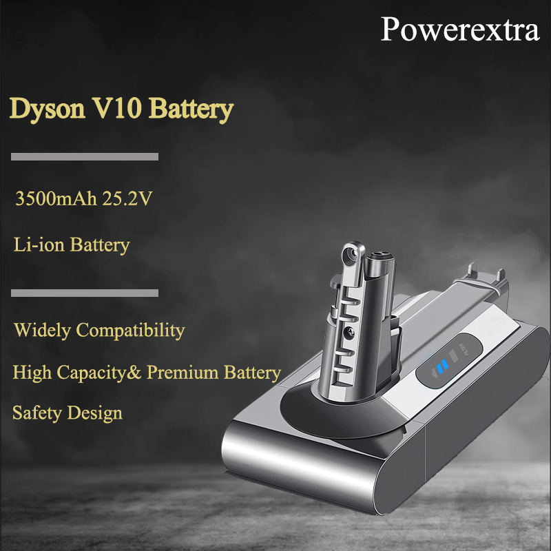 3500mah 25.2v Battery Replacement For Dyson V10 Sv12 Battery V10