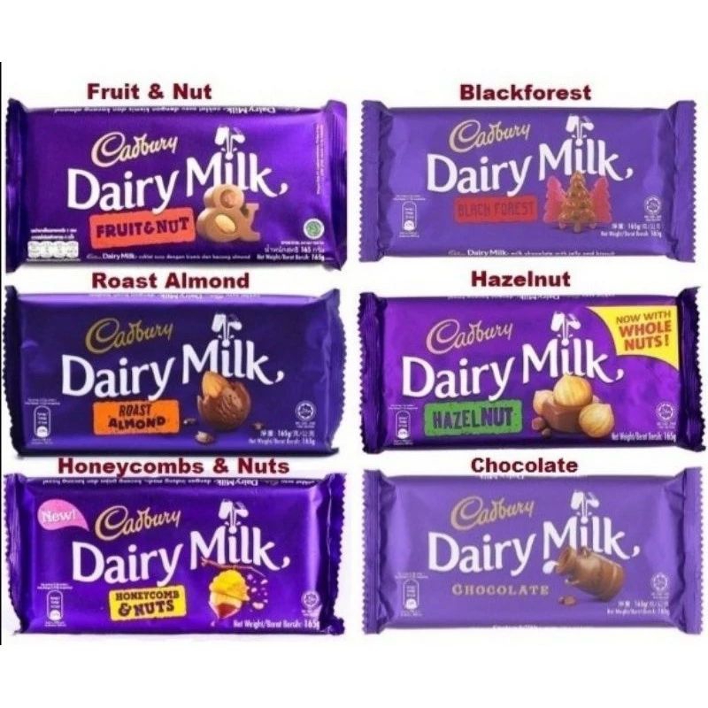 Cadbury Dairy Milk Chocolate Bar | Shopee Malaysia