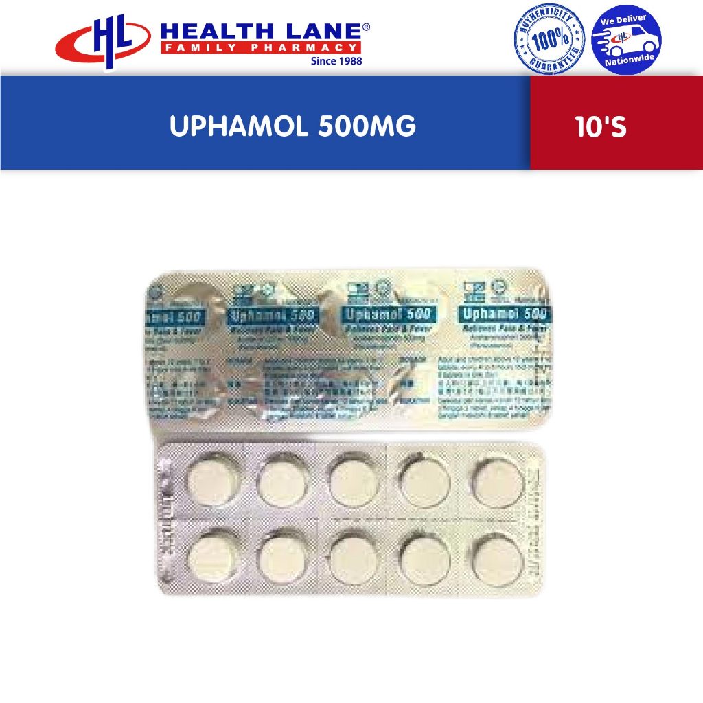 Uphamol 500mg (10's) | Shopee Malaysia