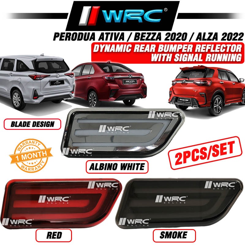 Perodua Ativa / Bezza 2020 / Alza 2022 Dynamic Rear Bumper Reflector ...