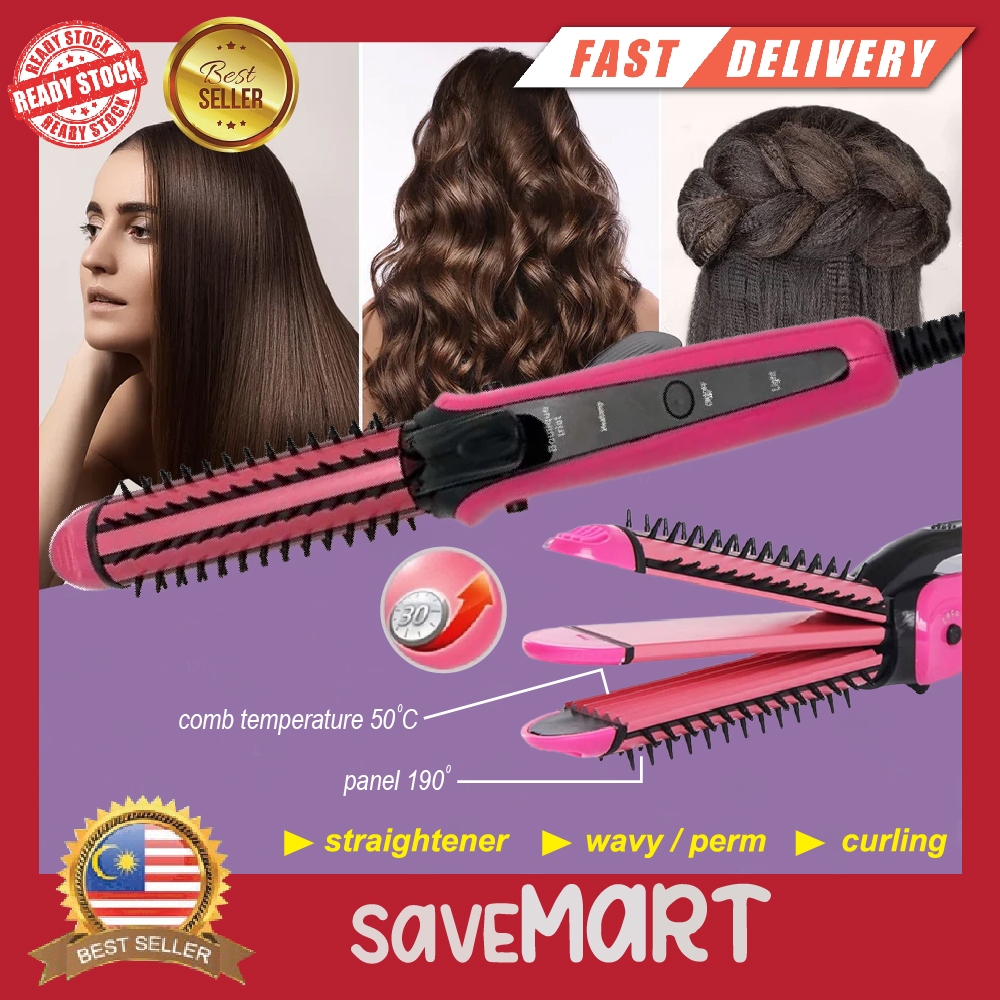 Nova 3 in 1 hair straightener and clearance curler