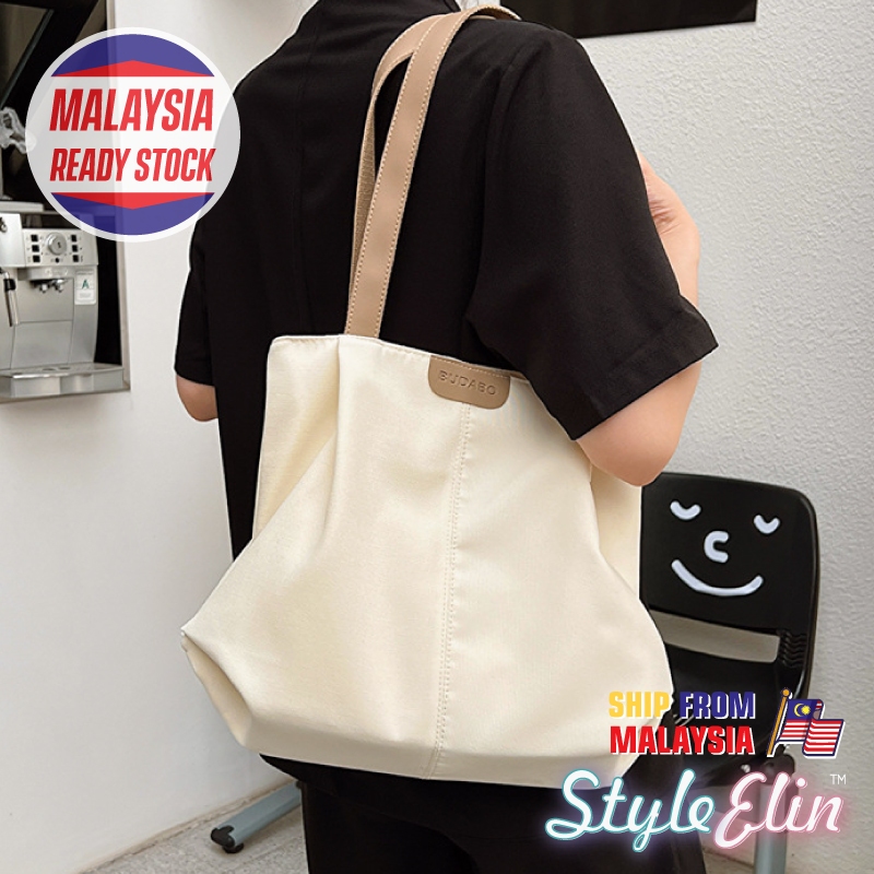 Tote Bag Women Shoulder Bag Handbag Besar Totebag Beg Zipper Woman Bag ...