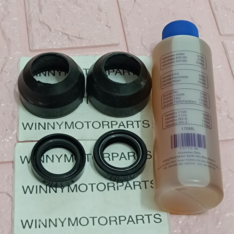 Yamaha YZF600 RH Thunder Cat 2000 Fork Oil Dust Seal Circlip Motul Repair Kit