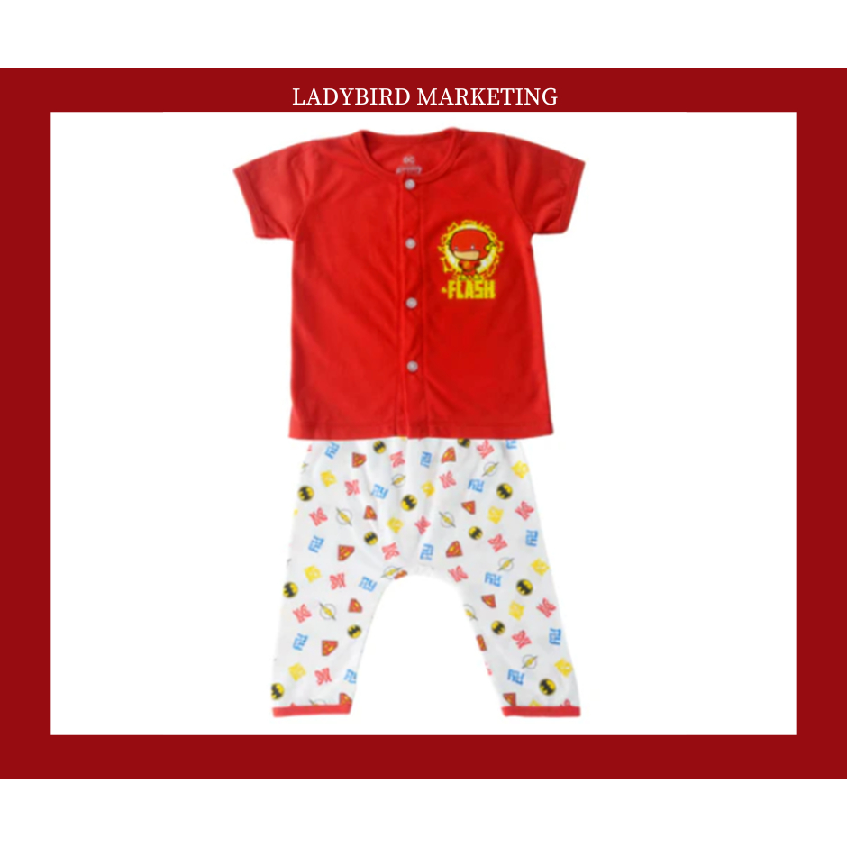 Anakku Baby Boy Newborn DC Superhero Suit Set Clothes Baju Bayi