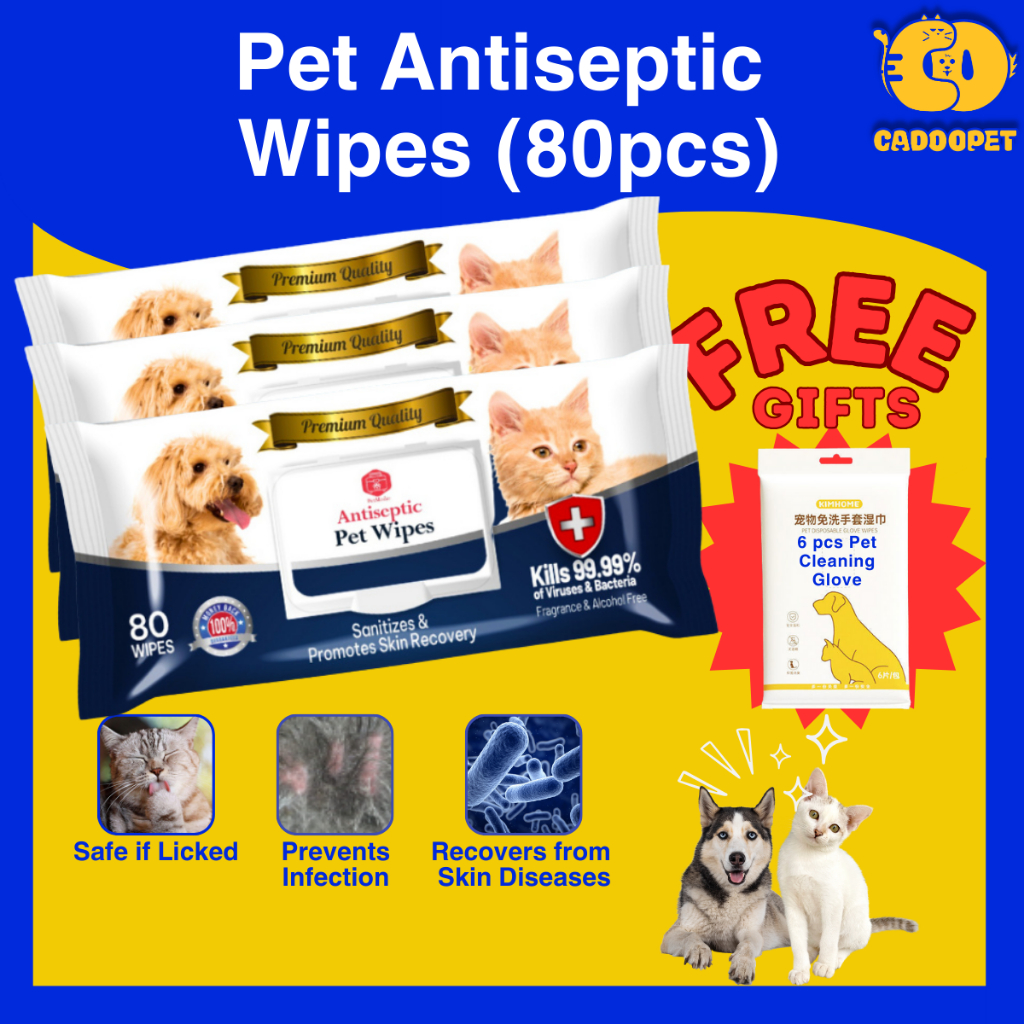 Pet Medic Antiseptic Pet Wipes (80 Wipes) Shopee Malaysia