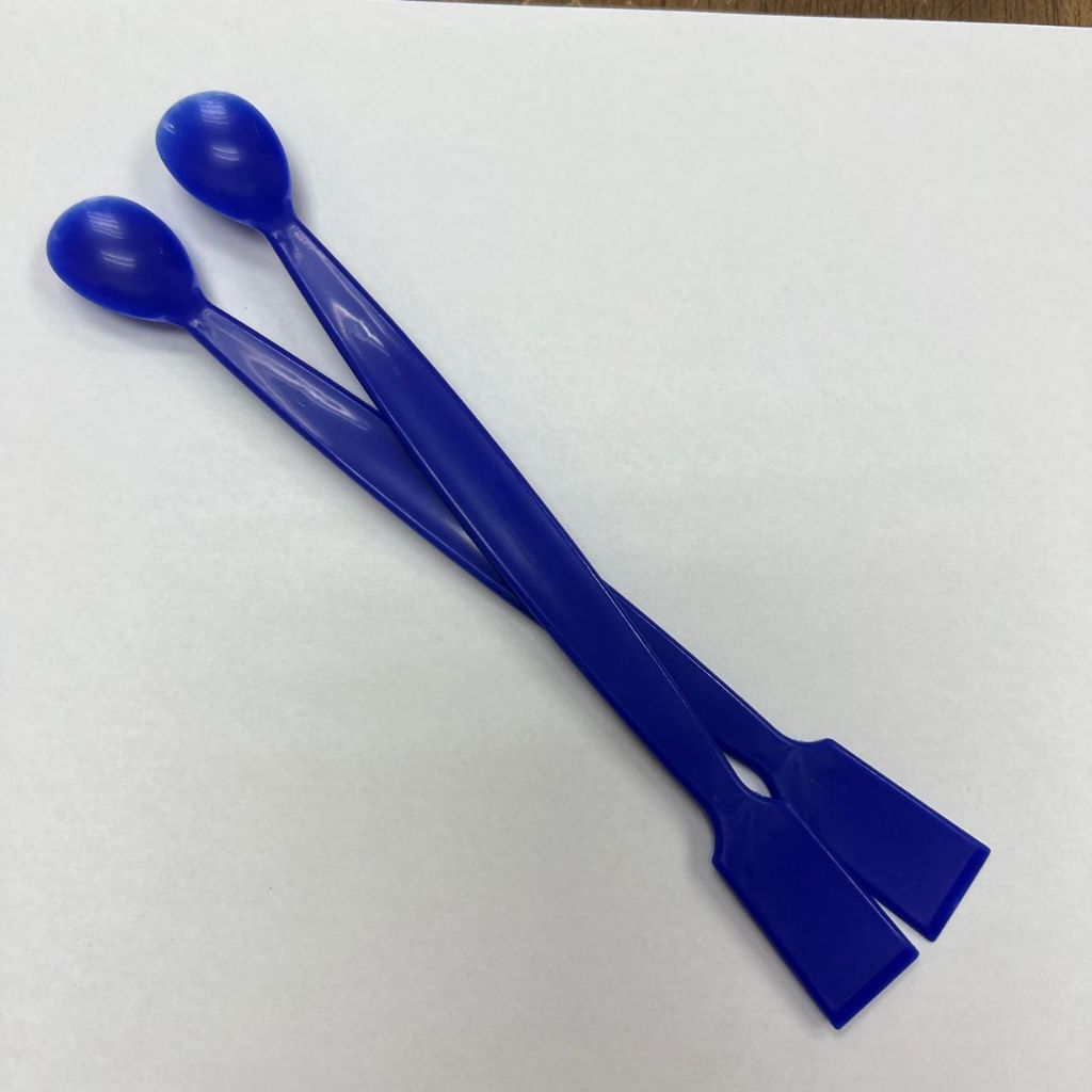 READY STOCK Plastic Lab Spatula 210mm Blue 2 PCS (180mm-210mm ...