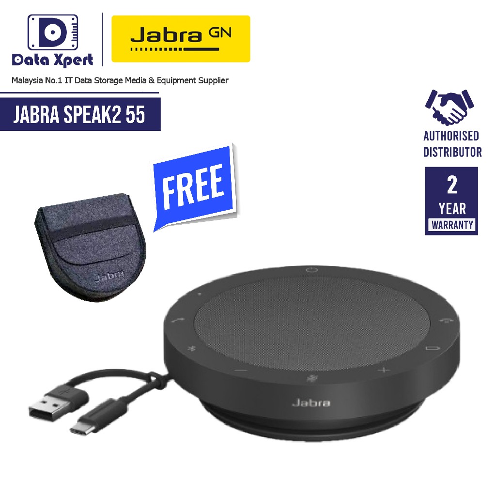 Jabra Speak2 55 NextGen flexible Wireless speakerphone with outstanding professional audio