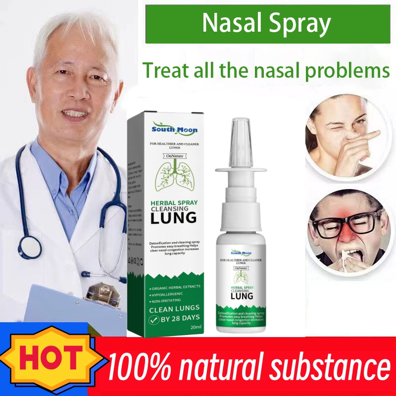 Herbal Spray Cleansing Lung Cleanse Nasal Spray Ubat Resdung Herba ...