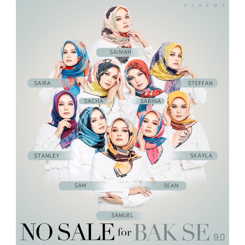 🌟 FAREHA CHIFFON BAKSE 9.0 🌟 | Shopee Malaysia