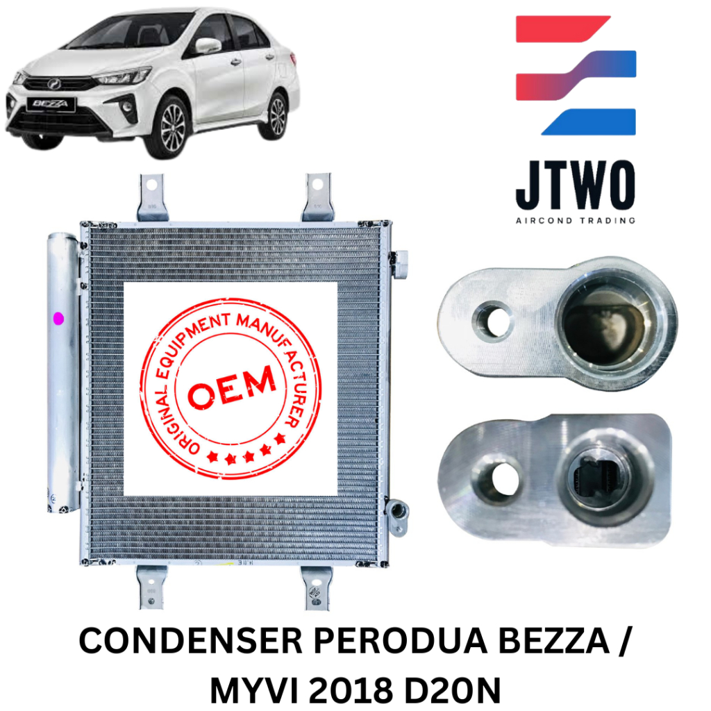️HIGH QUALITY ️ CONDENSER PERODUA BEZZA / MYVI 2018 D20N DENSO ...