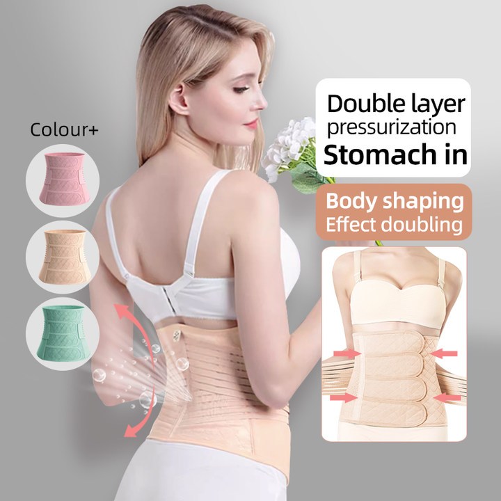 Seamless Corset With Double Layer Stomach