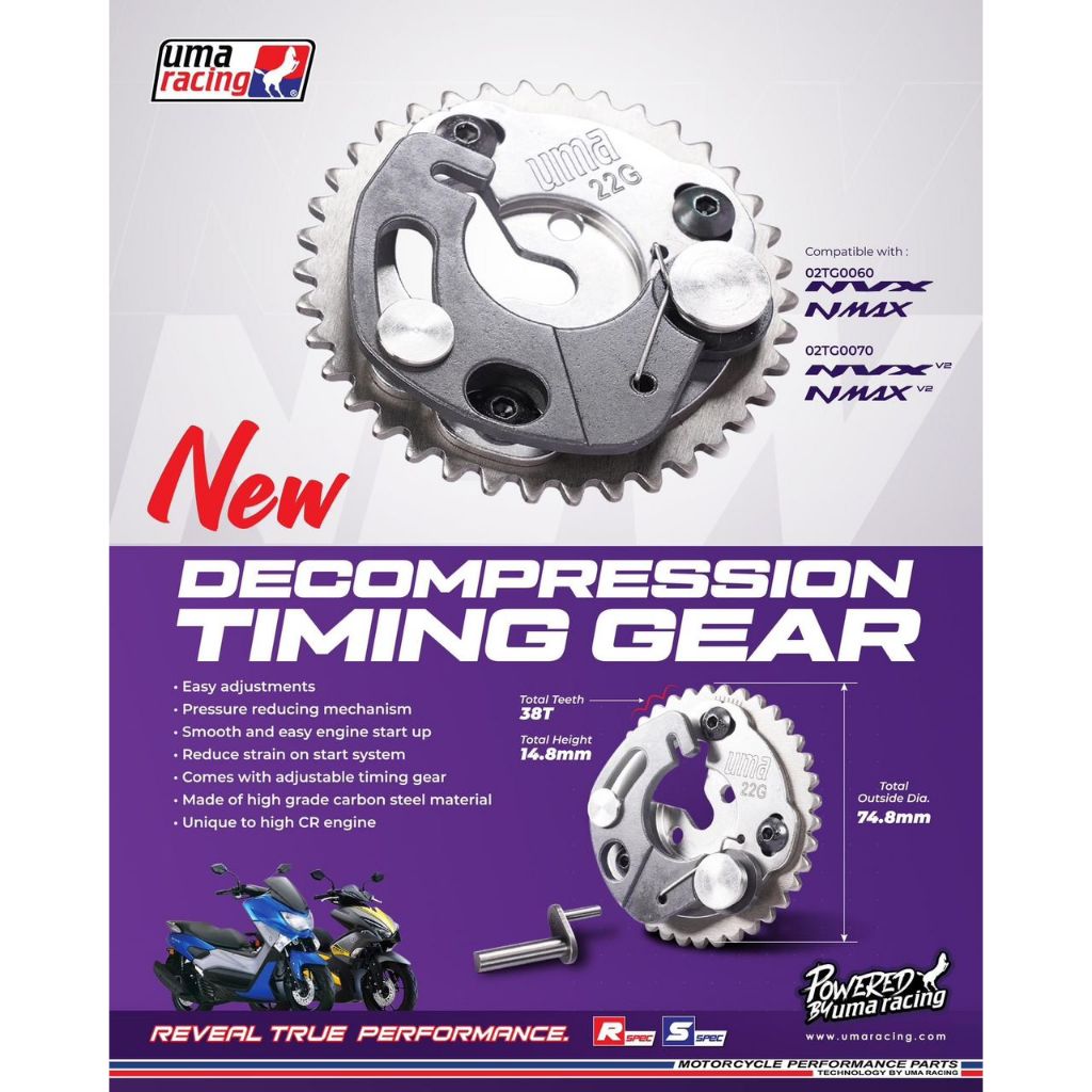 ( FREE SHIPPING) UMA RACING TIMING GEAR [ 22G ] Y15