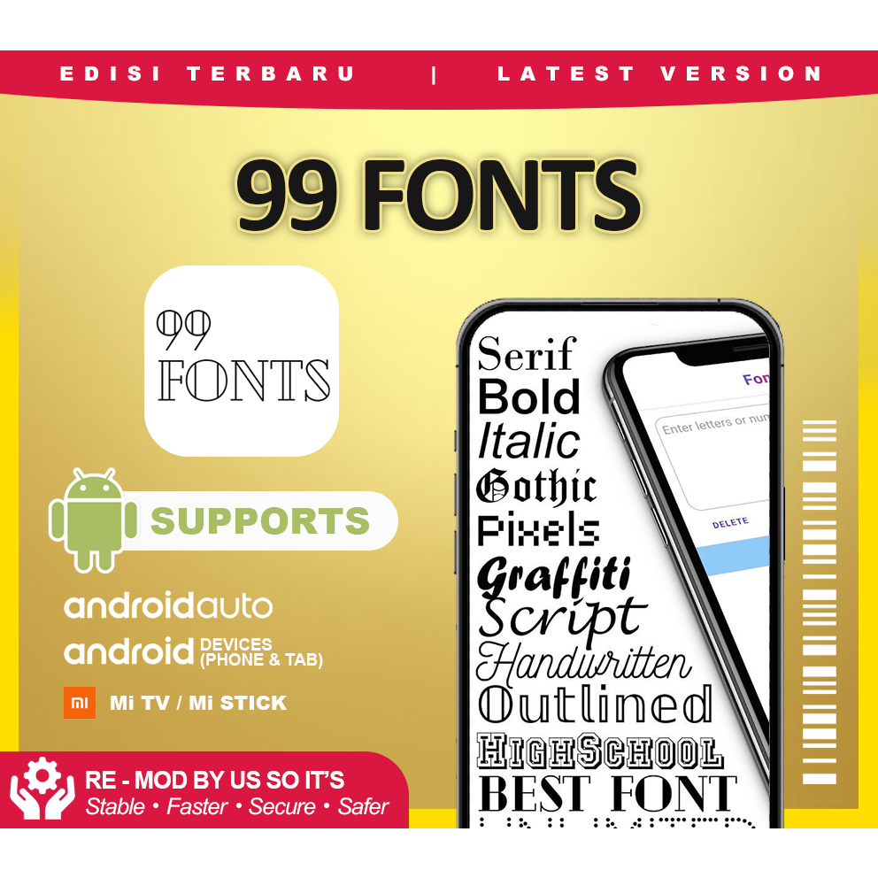 999 Fonts 𝐀𝐧𝐝𝐫𝐨𝐢𝐝 𝐀𝐏𝐊 𝐔𝐧𝐥𝐨𝐜𝐤𝐞𝐝 𝐀𝐥𝐥 𝐅𝐮𝐥𝐥 𝐕𝐞𝐫𝐬𝐢𝐨𝐧 𝐔𝐩𝐝𝐚𝐭𝐞𝐝 𝟐𝟎𝟐𝟒 Shopee Malaysia