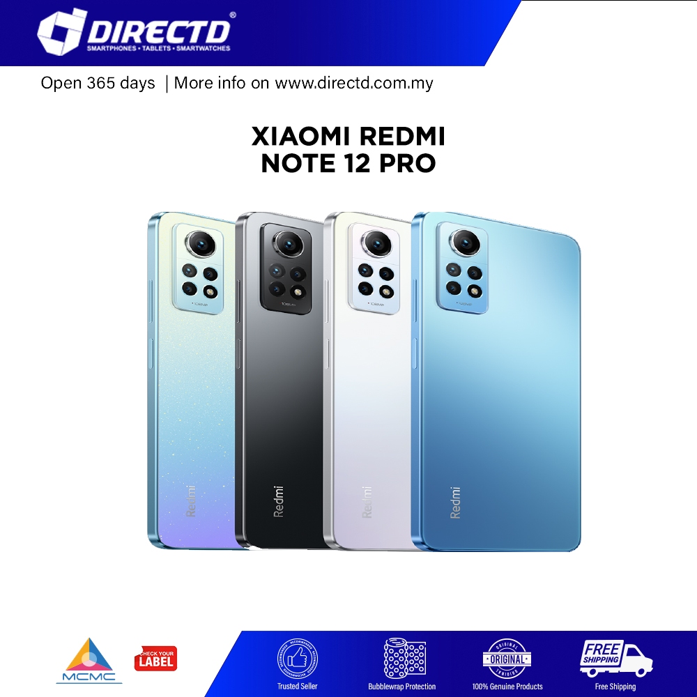 [NEW] Xiaomi Redmi Note 12 Pro [8GB RAM | 256GB ROM] | Shopee Malaysia