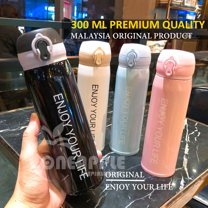 ORIGINAL EYL 300ml Simple Design 304 Stainless Steel Thermos Flask
