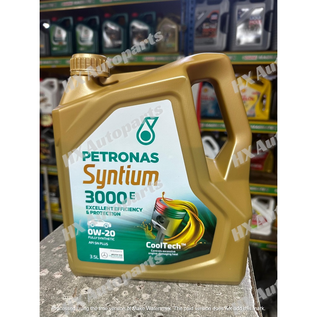 PETRONAS SYNTIUM 3000 E, 0W20 FULLY SYNTHETIC ENGINE OIL 3.5L