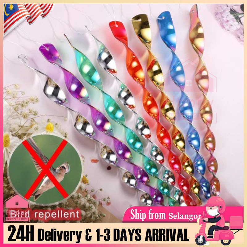 30pcs Bird Repellent Model Hanging Spiral Shape Effective Hanging Bird