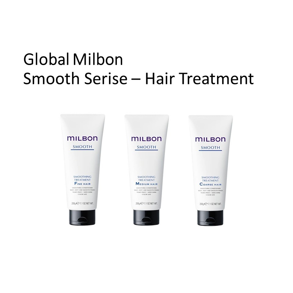 Milbon Smooth Hair Treatment 500ml and 1000ml