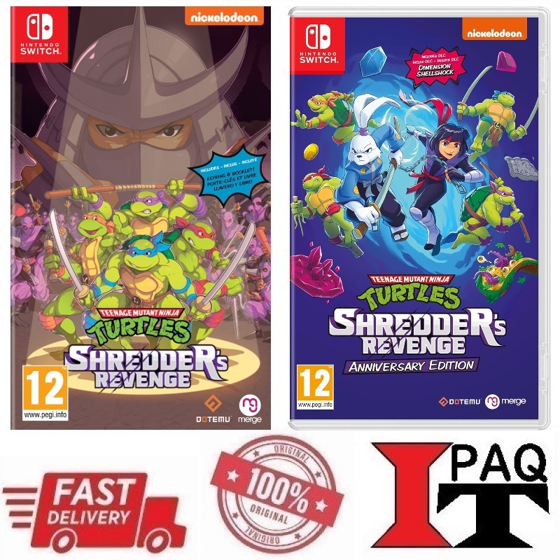 Nintendo Switch Teenage Mutant Ninja Turtles Shredder's Revenge ...