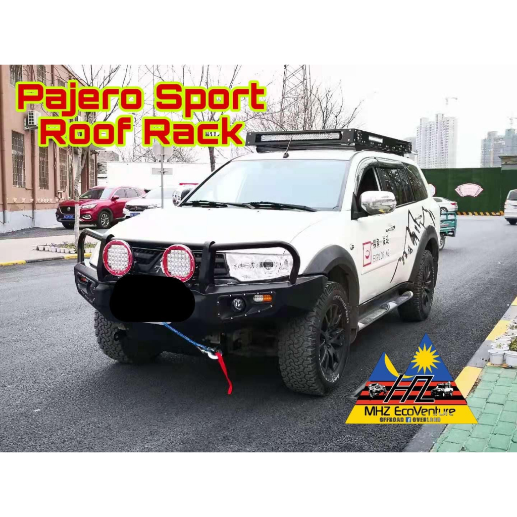 Mitsubishi Pajero Sport Roof Rack Offroad Overland Camper Shopee Malaysia