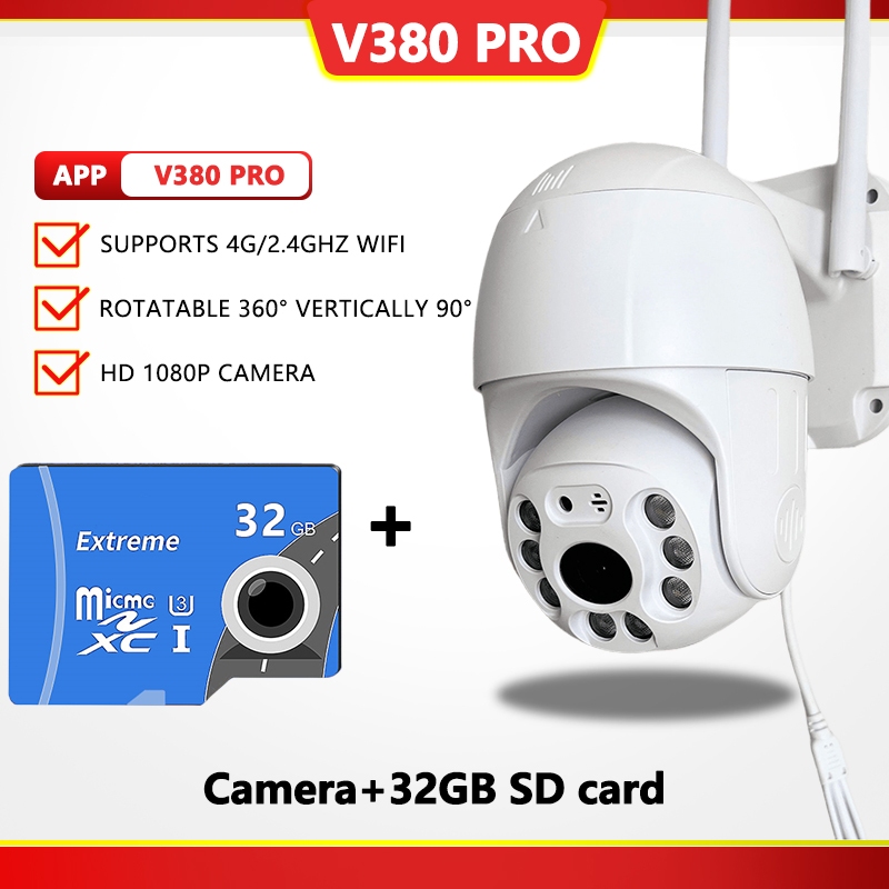V380 Pro XM Outdoor Pan/Tilt Weatherproof WiFi Wireless Auto