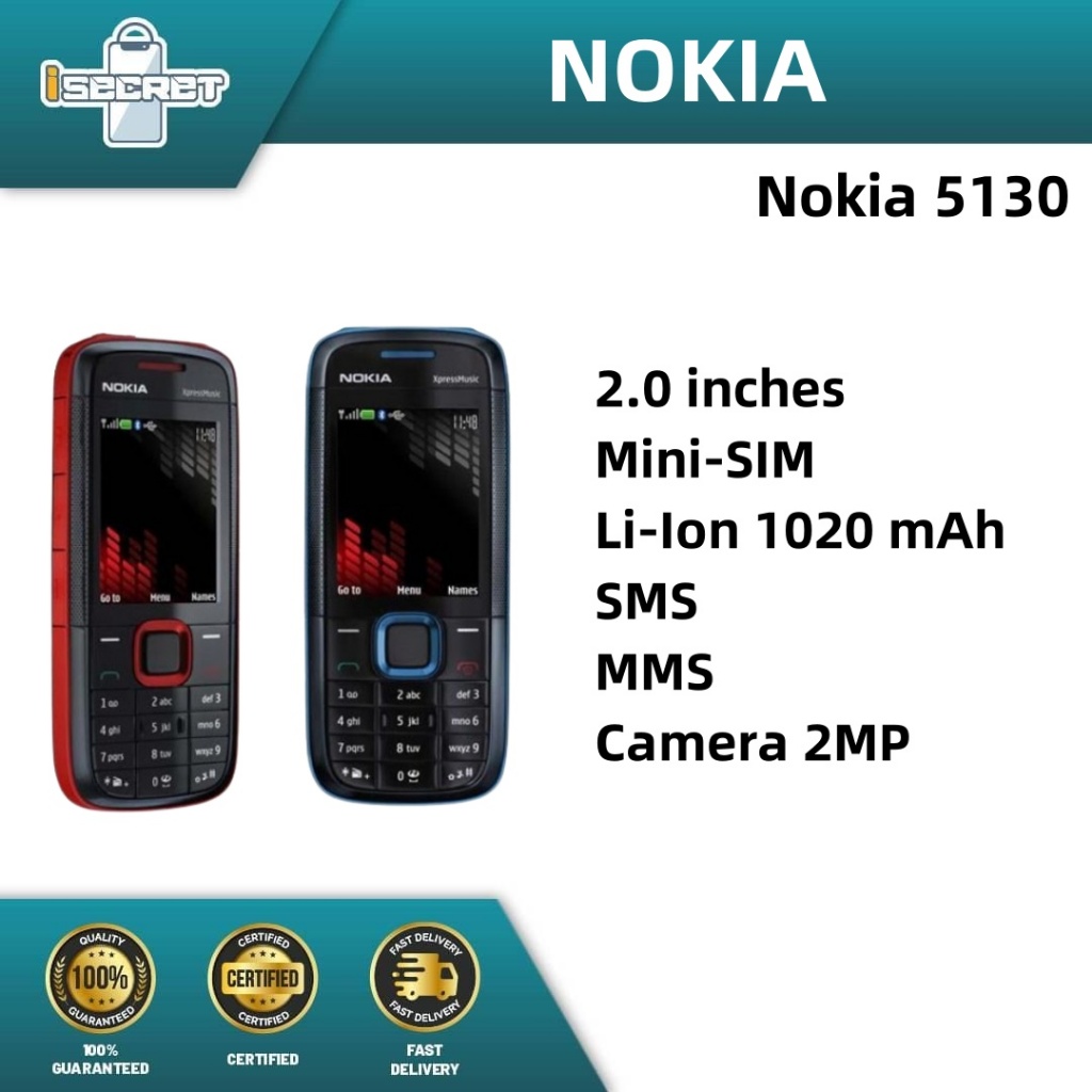 Nokia 5130 XpressMusic - Original Nokia Product | Shopee Malaysia