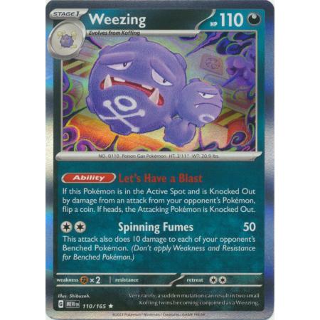 Weezing / 110/165 / Reverse Holo & Holo Rare / Scarlet & Violet 151 ...