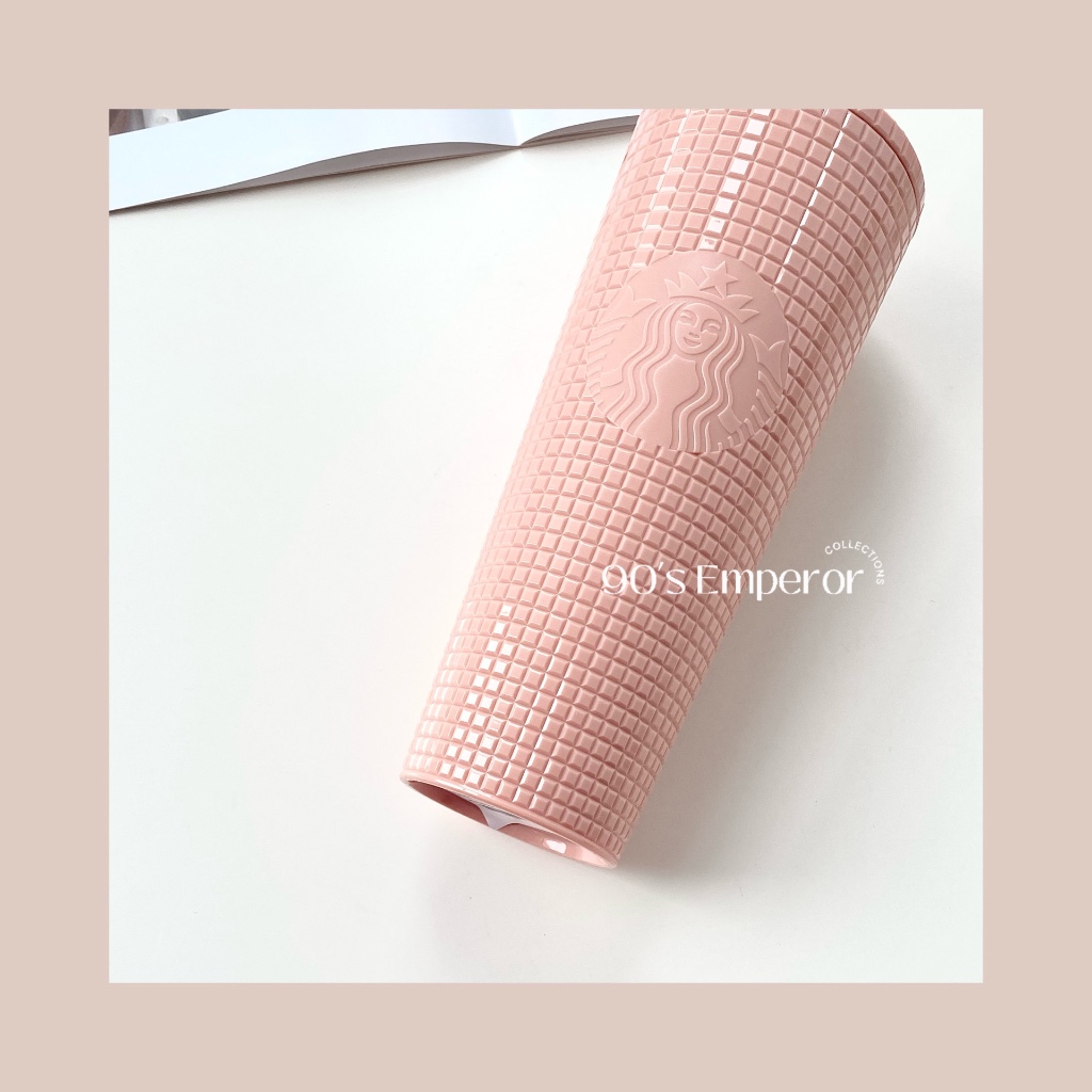 Starbucks Thailand Rose Gold Studded and online Coral Grid